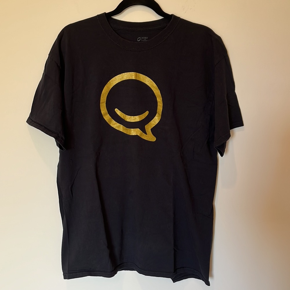 Men's Black Port & Co Tee Shirt, Size XL